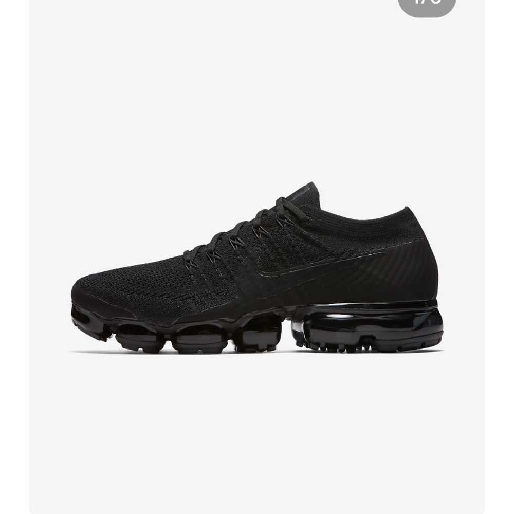 Nike Black Flyknit VaporMax Shoes